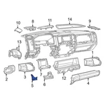 For Ram 3500 2019-2025 6YK32TX7AA Left Upper Instrument Panel Trim. Fixed Price $35.43.