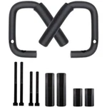 Black Front Grab Handles Grip Bars For Jeep Wrangler Jku 2007-18. Fixed Price $23.98.