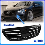 Grille For Mercedes Benz W222 S450 S500 S550 S63 Amg 2014-2020 W/ Acc Black. Fixed Price $160.00.