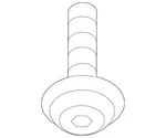 Genuine Ford Retainer Screw W502660-S424. Fixed Price $15.51.
