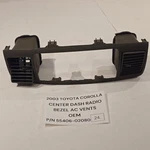 03-08 Toyota Corolla Center Dash Radio Bezel Vents Brown 55406-02080 Oem. Fixed Price $45.98.