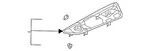 Genuine Audi Bracket 4M8-857-736-B. Fixed Price $26.54.