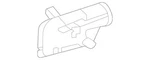 Genuine Mercedes-benz Rear Duct 167-831-74-00. Fixed Price $58.50.