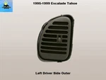 15029110 95 96 97 98 99 C1500 Tahoe Yukon Left Front Outer Dash Air Vent Tan. Fixed Price $39.00.