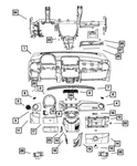 Genuine Mopar Instrument Panel Bezel 5VG901SQAE. Fixed Price $202.86.