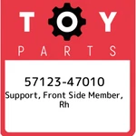57123-47010 Toyota Support, Front Side Member, Rh 5712347010, New Genuine Oem Pa. Fixed Price $20.05.