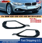 2PCS For Bmw 428I 430I 435I 440I M4 Front Fog Lamp Trim Bezel Grille Frame Panel. Fixed Price $42.67.