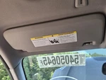 2015 Bmw X3 Driver Left Sun Visor Illuminated Gray Used Oem 268-10563L. Fixed Price $80.70.