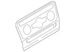 Genuine Volkswagen Center Panel 3CN-863-042-D-ICL. Fixed Price $6.13.