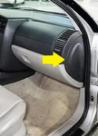 1997-2001 Cadillac Catera End Cap/trim/panel Dash Passengers/right Dark Brown. Fixed Price $15.00.