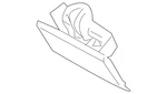 Genuine Ford Glove Box Latch 8C3Z-1506072-AA. Fixed Price $24.21.