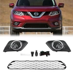 For 2014-2016 Nissan Rogue Bumper Lower Grille Lh+rh Fog Light Set. Fixed Price $48.00.