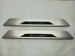 Pair Stingray Sill Plates From 2021 Chevrolet C8 Corvette 12530407. Fixed Price $120.69.