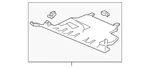 Genuine Honda Under Cover 77345-SZT-G01. Fixed Price $51.93.