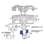 For Jeep Grand Cherokee Wk 22 Right Instrument Panel Knee Bolster. Fixed Price $289.88.