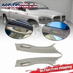 Pair Set Pull Grab Handle Pillar Windshield Post Trim For 02-10 Dodge Ram. Fixed Price $52.03.