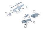 Genuine Mercedes-benz Foot-well Cover 206-680-84-00. Fixed Price $72.39.