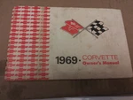 1969 1ST Edition Corvette Owners Manual. Fixed Price $65.00.