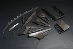 Audi A7 RS7 4G Decorative Trims Strips Agate Grey Birch Natural Wood Interior. Fixed Price $982.31.