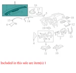 2008-2012 Chevrolet Malibu Dash Panel Trim Defroster Used 22797470 Oem. Fixed Price $134.99.