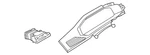 Genuine Volkswagen Trim Panel 2GJ-858-415-D-041. Fixed Price $222.08.