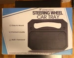 Zone-tech Car Steer Wheel Tray (black). Fixed Price $9.99.