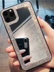 For Iphone 17 16 15 14 13 12 Luxury Bling Mirror Rhinestone Diamond Case Cover. Fixed Price $8.54.
