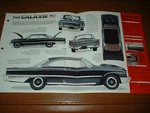1961 Ford Galaxie Starliner Original Imp Brochure Tear Drop Hood Specs Info. Fixed Price $11.69.