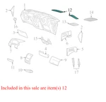 2004-2008 Ford F-150 Fl Fr Instrument Panel Cover Used 4L3Z15044E82AAA Oem. Fixed Price $29.99.