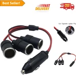 Portable 1 To 3 Cigarette Lighter Socket Splitter - Power Multiple Devices. Fixed Price $16.73.