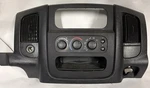 02-05 Dodge Ram 1500 2500 Cd Radio Bezel Center Dash Console Oem Black W/climate. Fixed Price $70.00.
