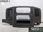 Oem 2002 Dodge Ram 1500 5.9L Center Dash Trim Radio Bezel Vents Panel Gray. Fixed Price $99.99.