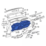 Genuine Ford 2021-2023 Mustang Mach-e Instrument Panel LJ8Z-5804320-AA. Fixed Price $2129.48.