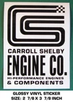 Carroll Shelby Hi- Performance Engines Vinyl Sticker Decal-vintage Road Racing. Fixed Price $8.69.