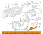 Gm Oem 15-22 Canyon Instrument Panel-knee Bolster 23319430. Fixed Price $61.76.