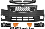Front Bumper Cover Paintable & Grille Assembly For 2011-2014 Chevrolet Cruze. Fixed Price $280.00.