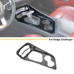 Gear Shift Water Cup Panel Trim Decoration For Dodge Challenger 15+ Carbon Fiber. Fixed Price $38.99.