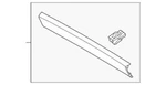 Genuine Ford Lift-gate Trim DV6Z-5846404-AA. Fixed Price $63.89.