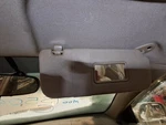 2007 Toyota Corolla Used Right Passenger Sun Visor Tan 268-10935R. Fixed Price $80.70.