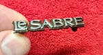 Oem Gm Metal Emblem Nameplate Badge W/pins #1255787 1980-83 Buick Lesabre. Fixed Price $12.75.