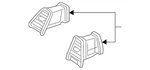Genuine Hyundai Air Outlet 97410-C2AA0-ZL5. Fixed Price $124.11.