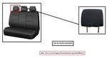 Rh Rear Blk Clo Headrest Oem 2013 Scion Tc. Fixed Price $75.00.