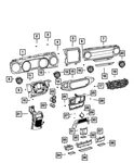 Genuine Mopar Instrument Panel Bezel 6AC241DQAA. Fixed Price $403.83.