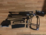 Bmw Oem E65 E66 745 750 760 Front Dash And Door Panel Wood Trim Set 3 02-08. Fixed Price $296.25.