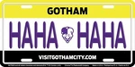 Brand New Chroma 55017 Stamped License Plate (gotham Joker Haha), Pack. Fixed Price $12.99.