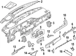 Genuine Nissan Instrument Panel Pad 68211-7KA0E. Fixed Price $323.40.