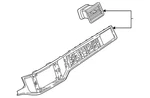 Genuine Volkswagen Trim Panel 3CN-858-416-L-WJV. Fixed Price $246.81.