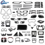 Carbon Fiber Central Control Dash Decor Cover Trim Bezel For 2015+ Chrysler 300C. Fixed Price $31.99.