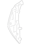 Genuine Honda Side Cover 77215-SWA-A02ZA. Fixed Price $150.96.