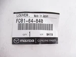 Genuine Oem Mazda FC01-64-840 Center Front Hvac Vent 1989-1991 RX-7. Fixed Price $95.38.